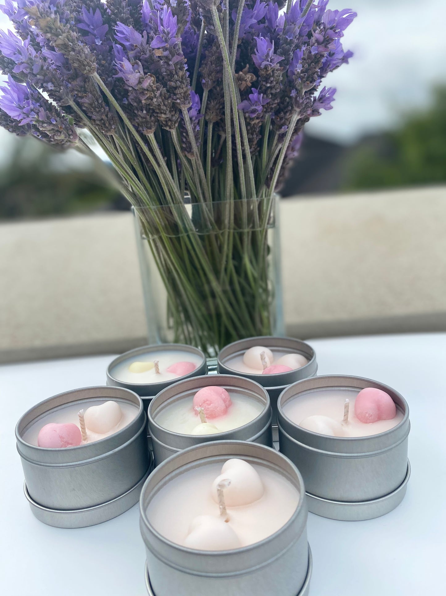 Sunlight & lavender Soy Wax Candle - Tin Jar